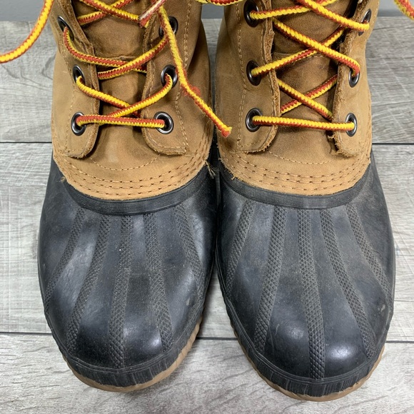 Sorel NM2575 Sorel Men's Cheyanne II Lace Up Duck Men’s Leather Boots Size 8 - Picture 9 of 9